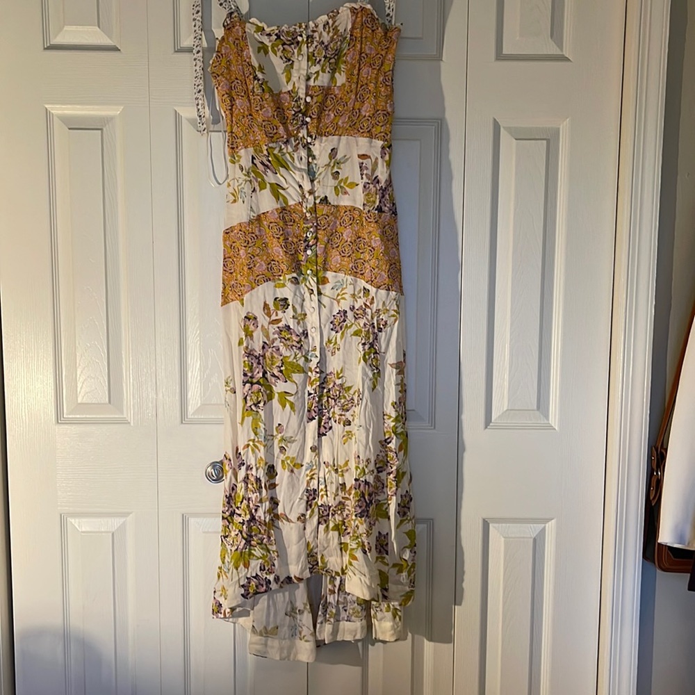 Free people button down floral dress